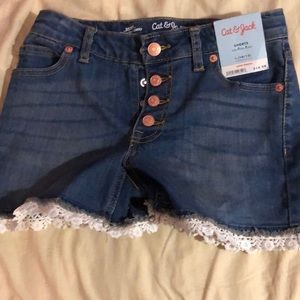 Jean shorts from target